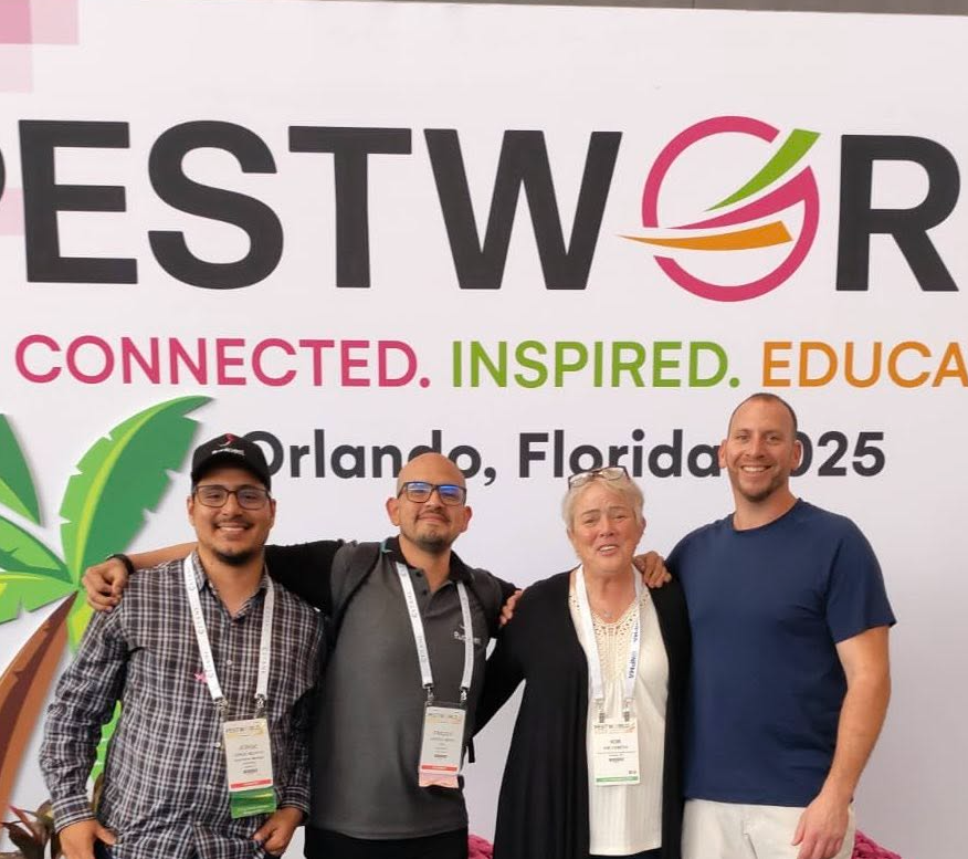 Jorge Bedoya at PestWorld 2025, the NPMA conference in Orlando