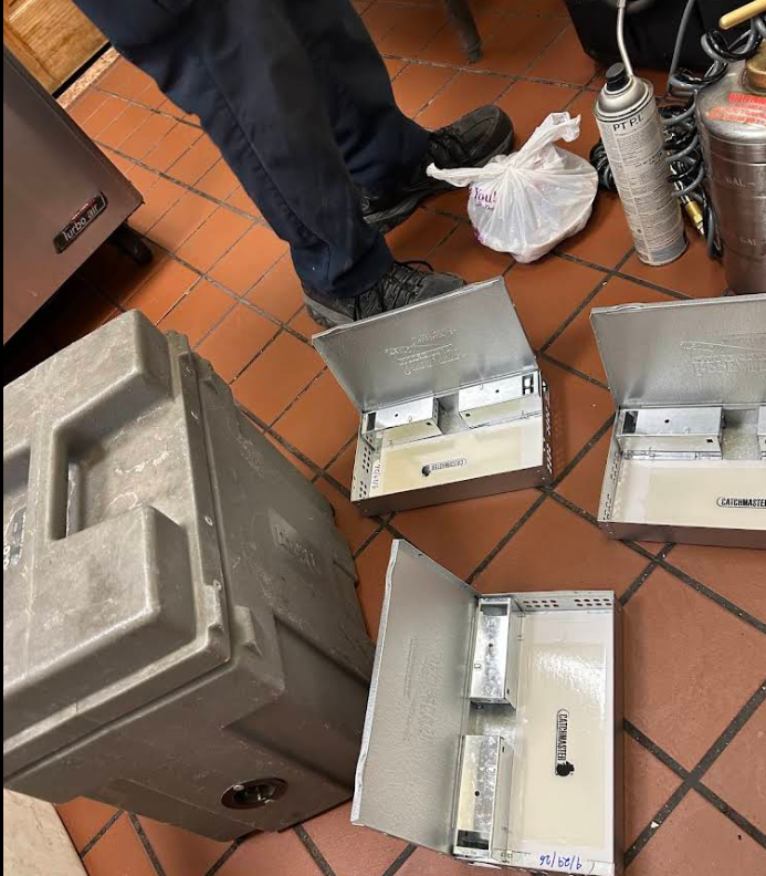 Dated, documented rodent stations for a Brooklyn food-service account