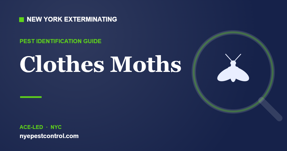Illustrated guide: Clothes Moths — New York Exterminating