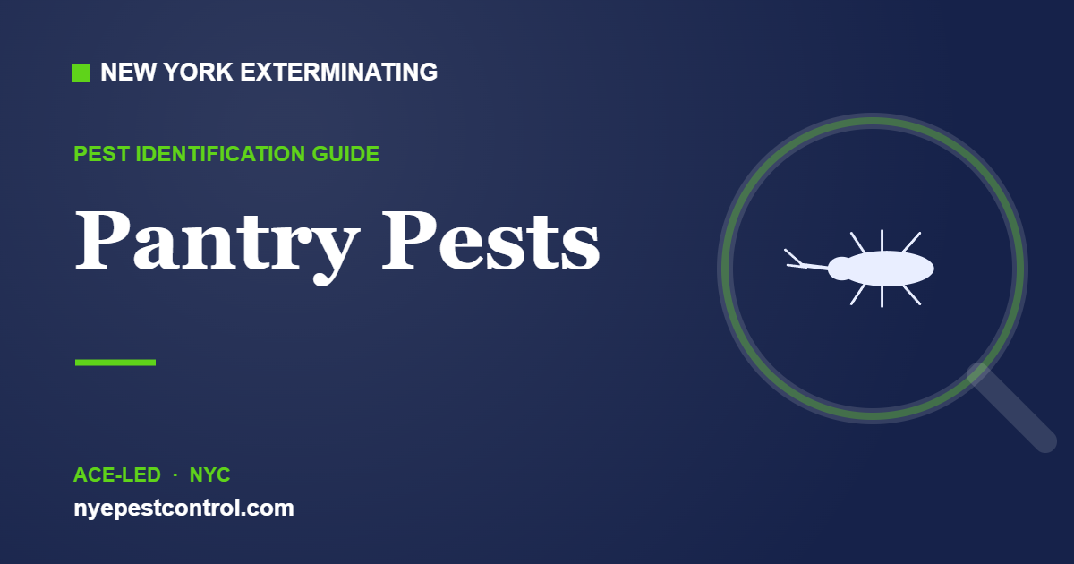Illustrated guide: Pantry Pests — New York Exterminating